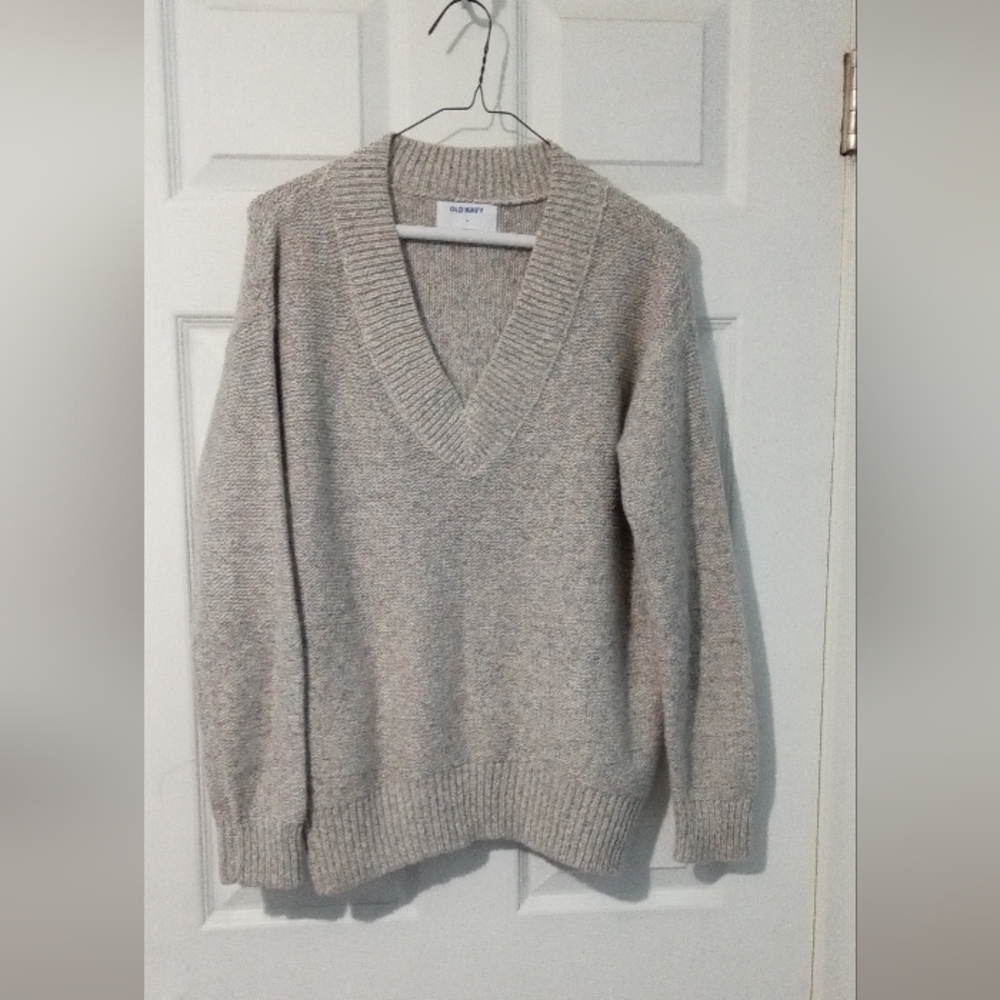Old Navy Women's V-Neck Sweater - Beige